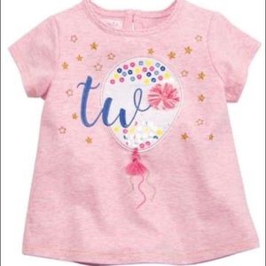 Mudpie 24M/2T Two Year Old Birthday Shirt